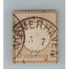 ALEMANIA 1872 Yv. 06 RARA 125 EUROS